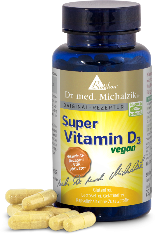 Veganes Super Vitamin D3 Nach Dr Med Michalzik 60 Kapseln