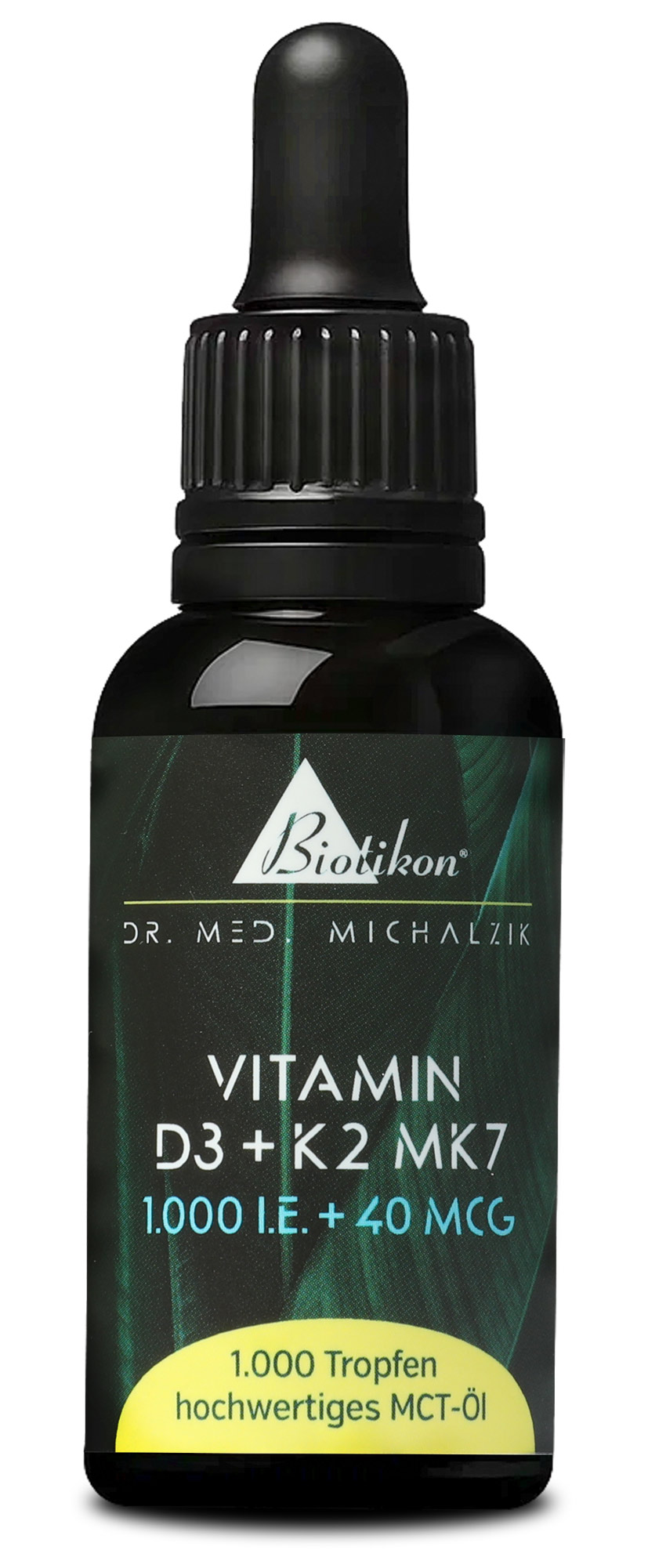 Vitamine D3 + K2 MK7, 1 000 UI + 40 µg (30 ml)