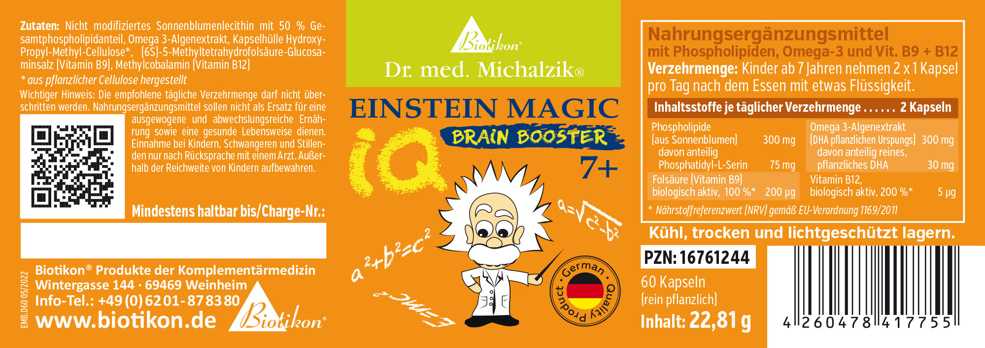 Einstein Magic Brain Booster 7+