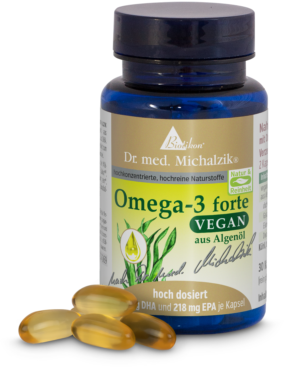Omega-3 forte vegan - 30 Kapseln Omega-3 forte vegan - 30 Kapseln