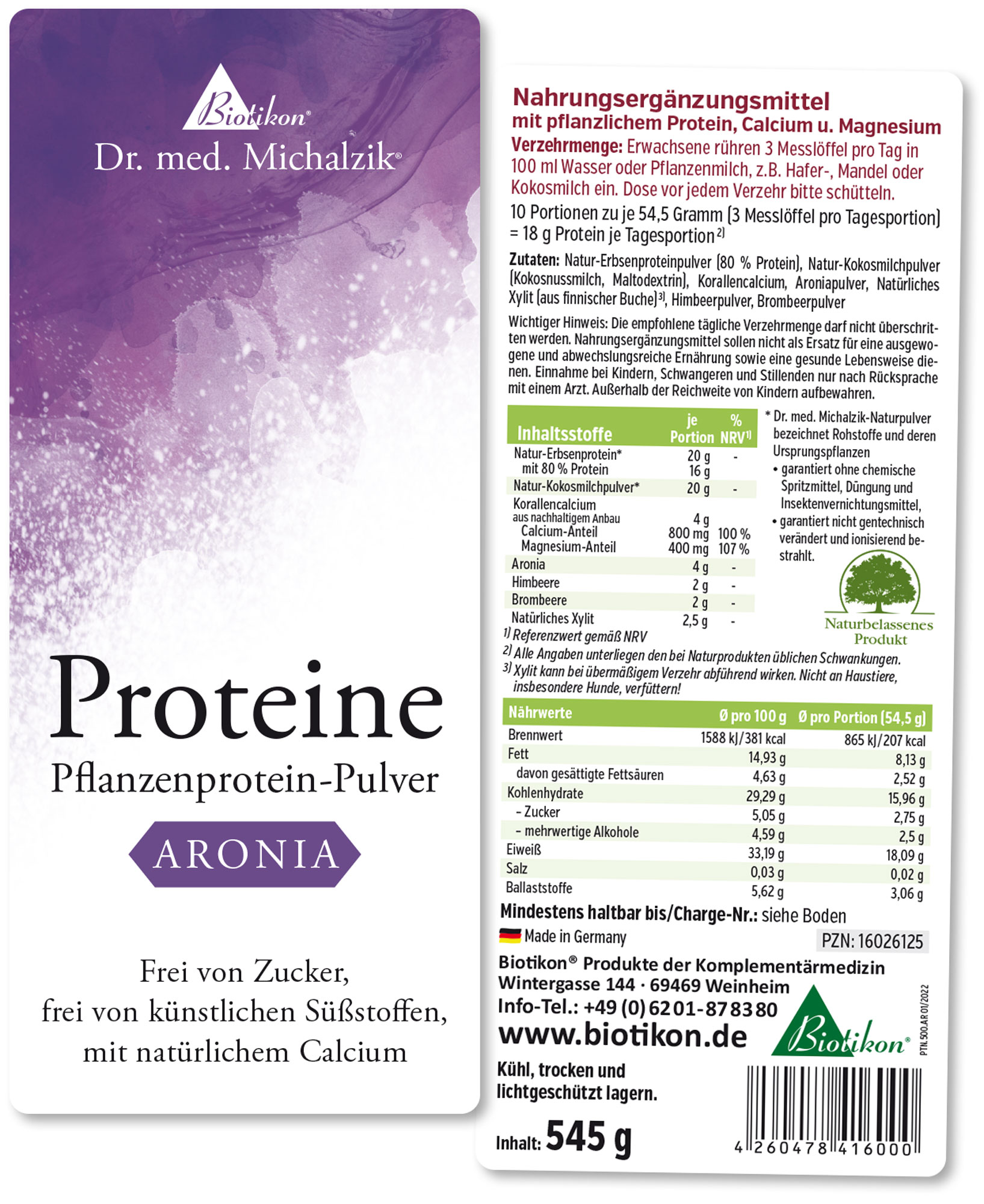 Proteine - 2er-Pack, Aronia