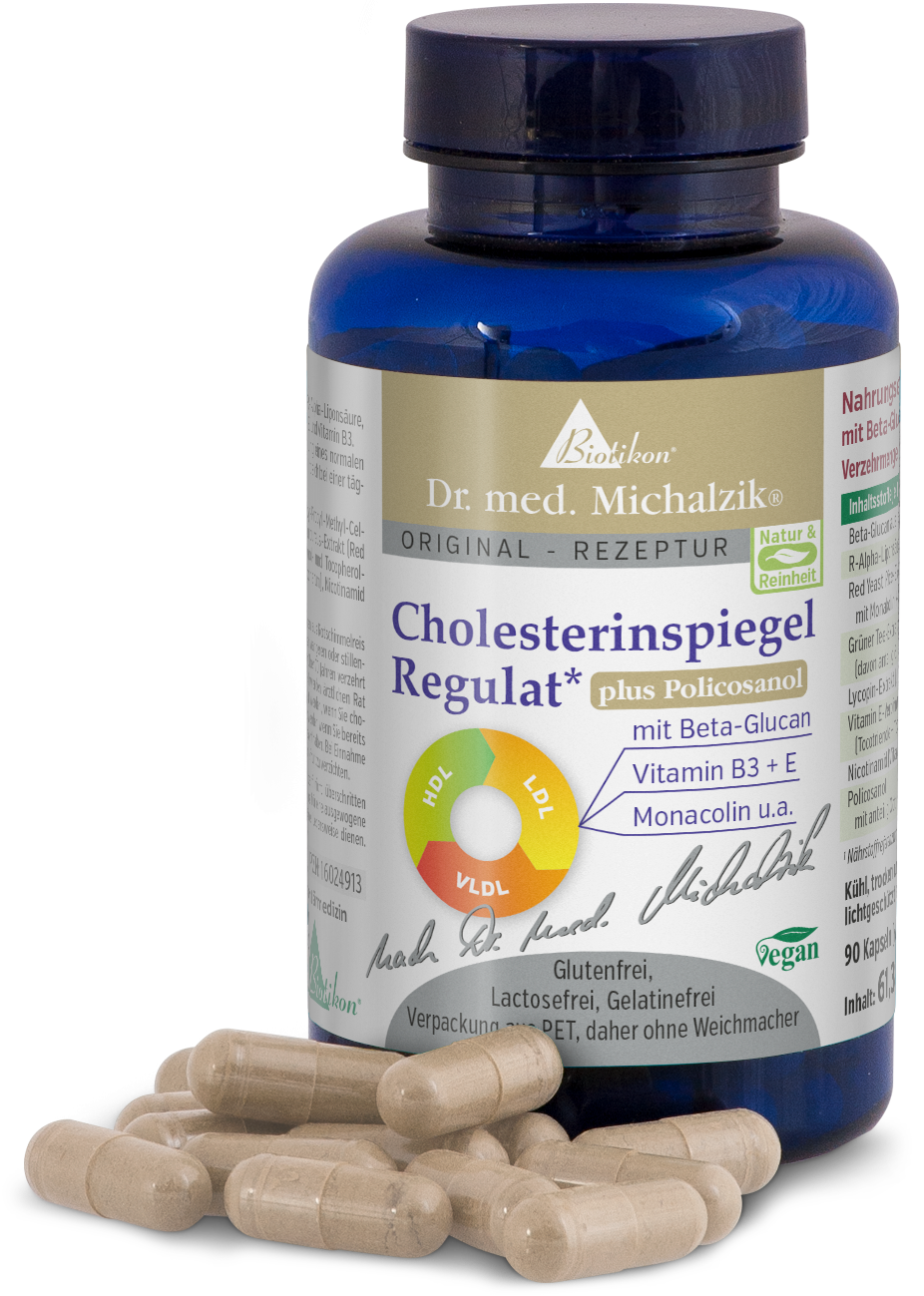 Cholesterinspiegel Regulat + Policosanol