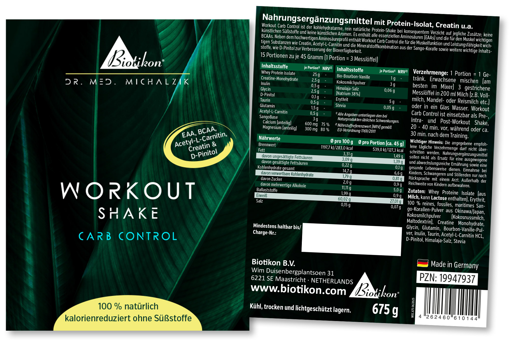 Workout Carb Control