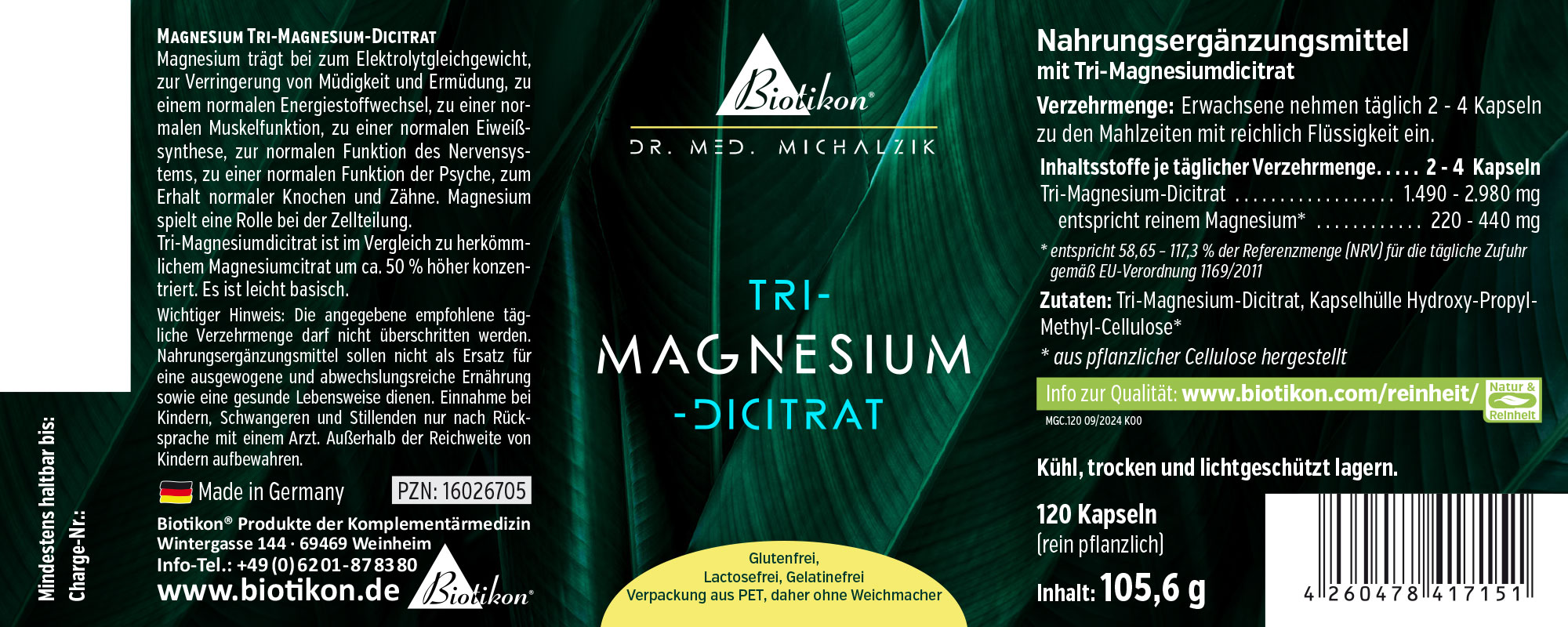 Magnesium-Dicitrat Kapseln