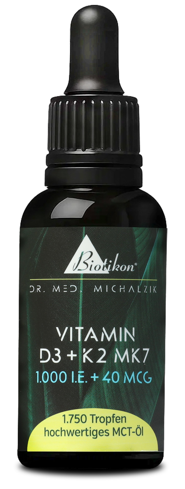 Vitamina D3 + K2 MK7, 1.000 UI + 40 µg (50 ml)