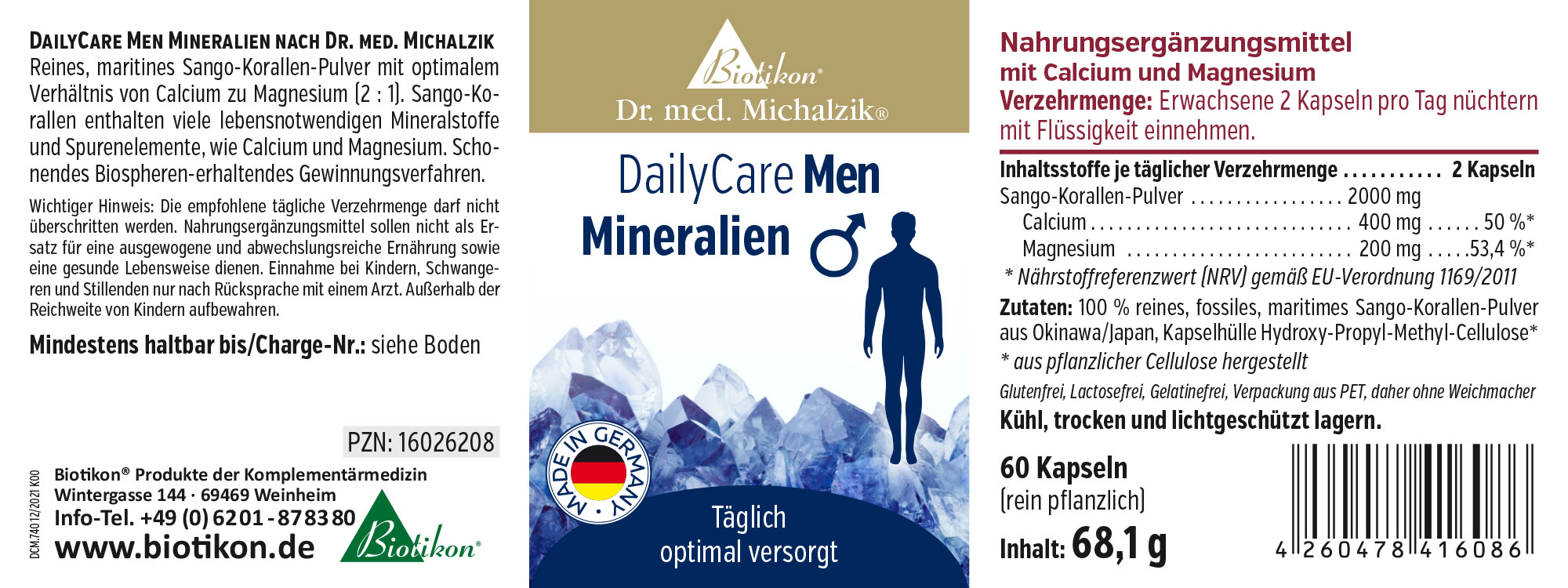 DailyCare Men Mineralien