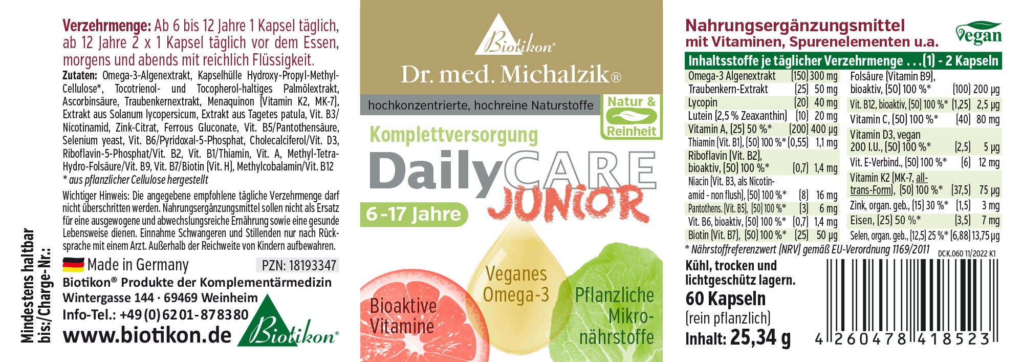DailyCare Junior nach Dr. med. Michalzik