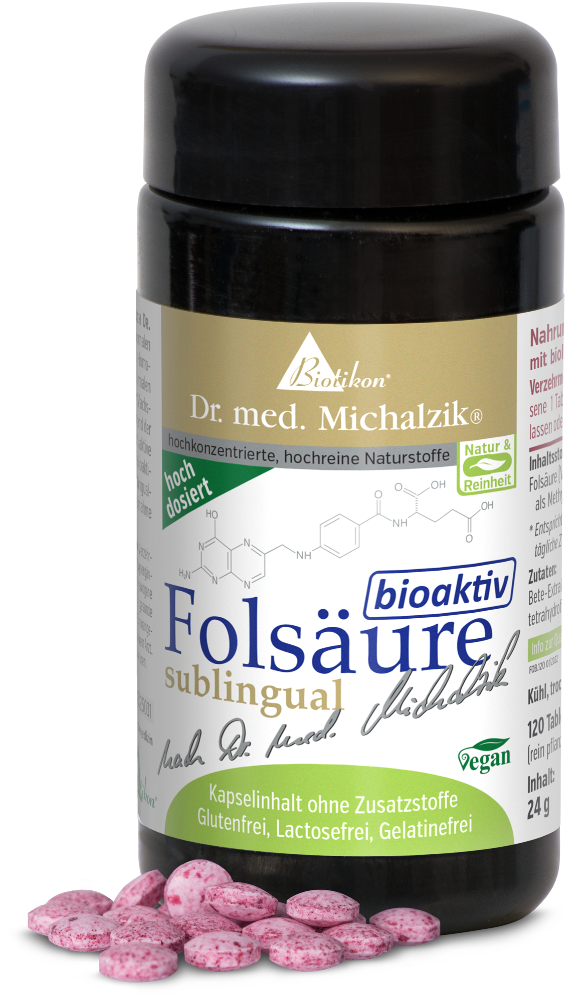 Folsäure bioaktiv (Vitamin B9)
