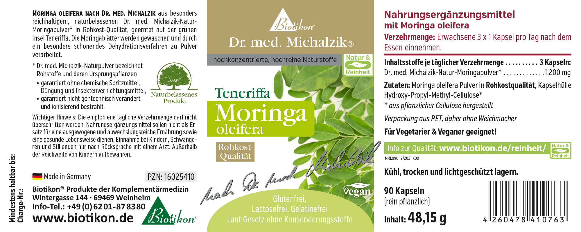 Moringa aus Teneriffa